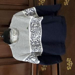 Lacoste/Keith Haring collaboration kids sweatshirt